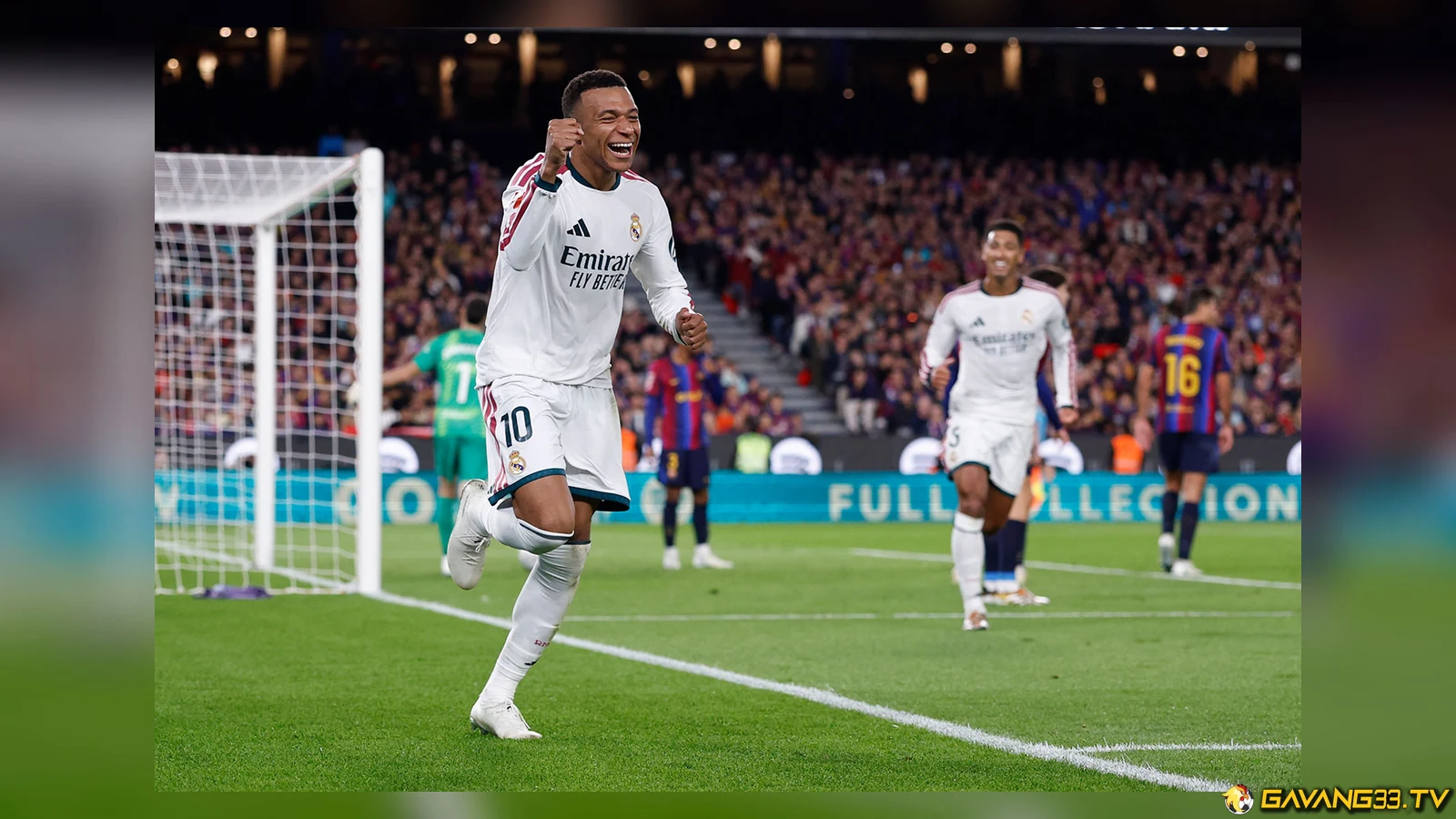Kylian Mbappé ăn mừng bàn thắng trong trận El Clásico trong ảnh tư liệu trước trận
